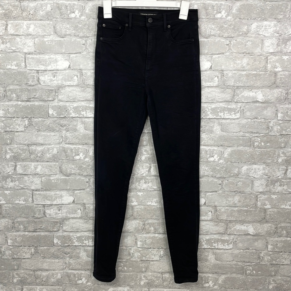 Denim Forum The Lola High Rise Skinny Jeans